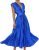 jsaierl Women’s Summer Dresses 2024 Trendy Sleeveless V-Neck A Line Maxi Dress Casual Fashion Smocked Cocktail Party Dress